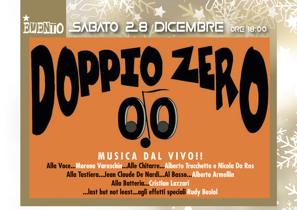 Doppio Zero: musica dal vivo!